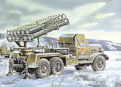 BM-24-12 Soviet Army rocket volley system