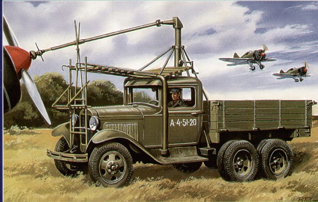 Airfield starter AS-2 on GAZ-AAA chassis