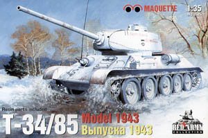 T-34/85 (mod. 1943) Soviet WW2 Main Battle Tank