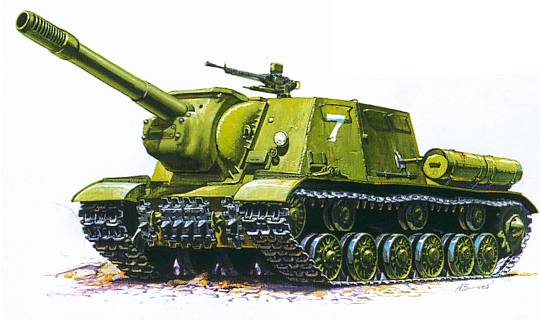 ISU-152 Soviet Self-propelled Gun