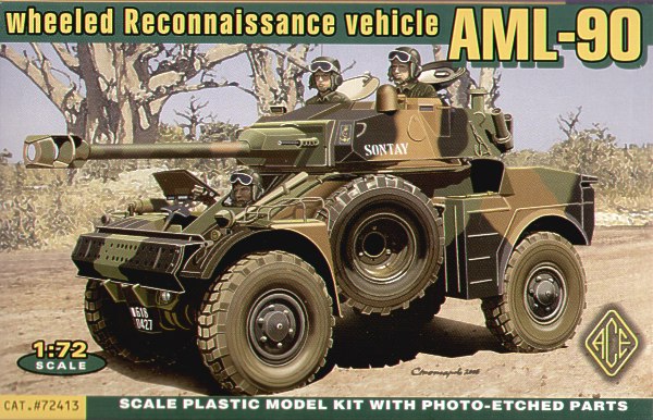 AML-90 reconnaissance vehicle