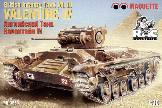 British infantry tank Mk III VALENTINE IV