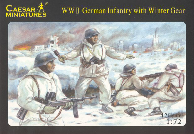 GERMAN INFANTRY WITH WINTER GEAR