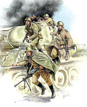 Soviet Tank Infantry WWII