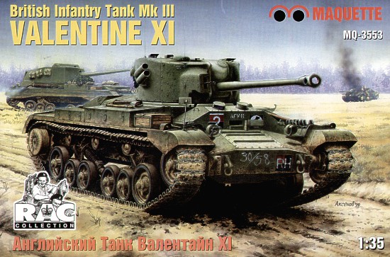 British Infantry Tank MK III VALENTINE XI