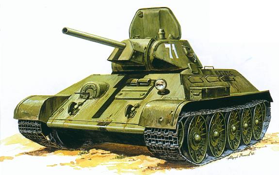 -34/76 Soviet tank mod. 1942