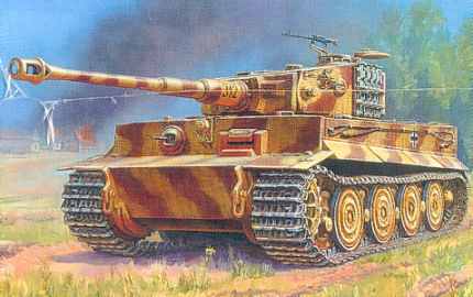 WWII German TANK ARMOR PANZER T-VI E "TIGER"