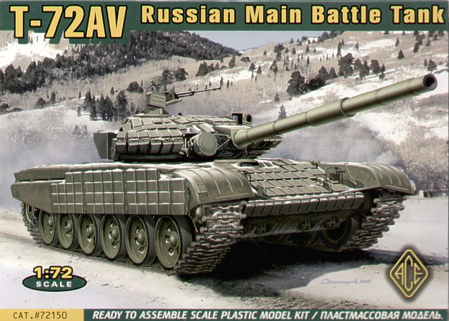 T-72AV Soviet MBT w/Kontakt ERA