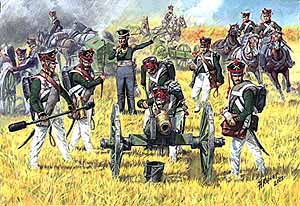 Russian Infantry Artillery 1812-1814
