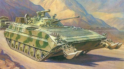 BMP 2D Russian fighting vehicle (Afghan version)
