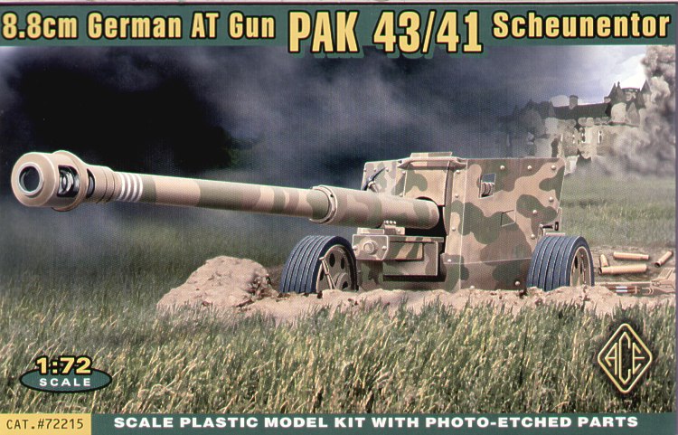 Pak 43/41 8.8cm German AT gun Scheunentor