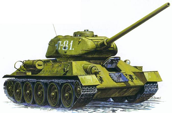 T-34/85 Soviet Tank