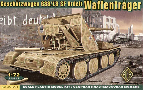 Geschutzwagen 638/18 SF PAK.43 Ardelt Waffentrager