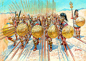 Macedonian phalanx IV-I B.C.