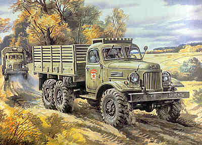 Zil-157 Soviet truck